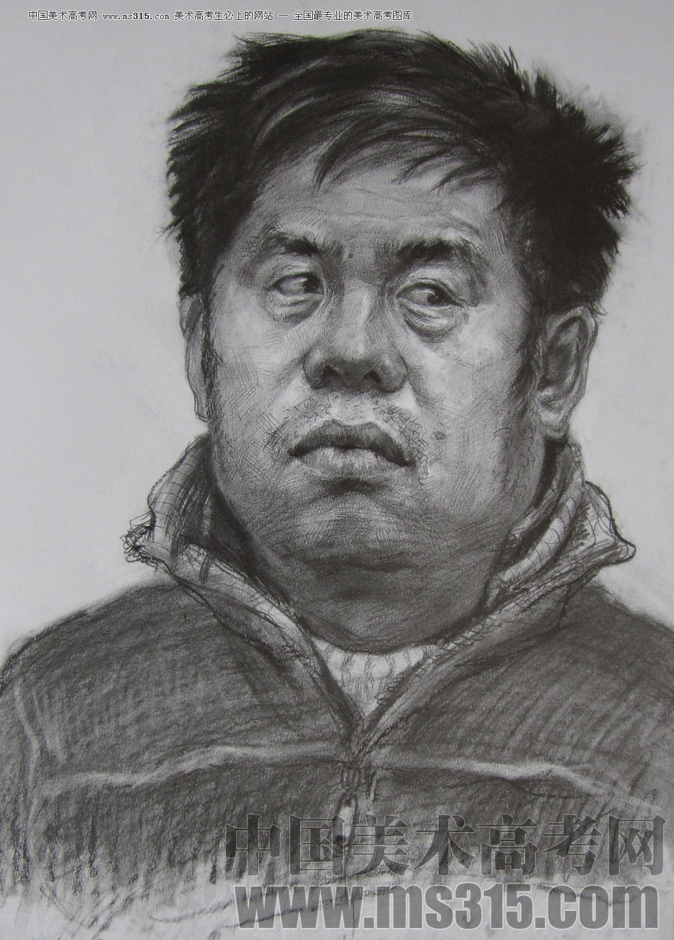 2009年鲁迅美术学院素描优秀试卷32