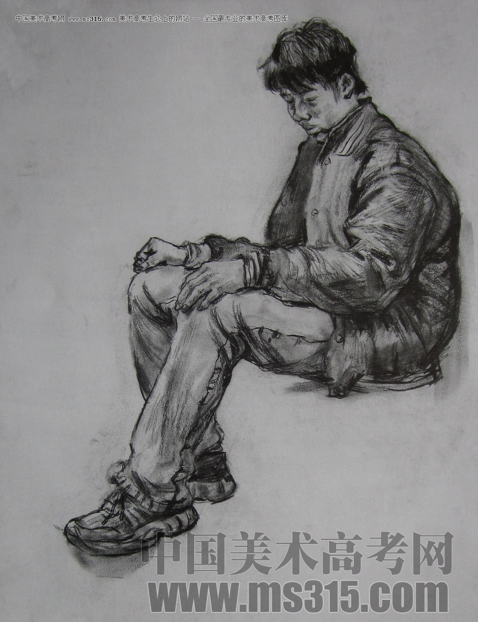 2009年鲁迅美术学院速写优秀试卷19