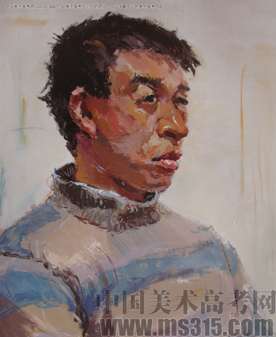2012年清华大学美术学院色彩高分试卷57（造型）