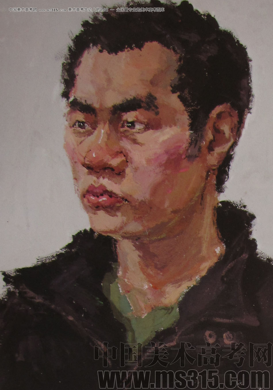 2012年清华大学美术学院色彩高分试卷65（造型）