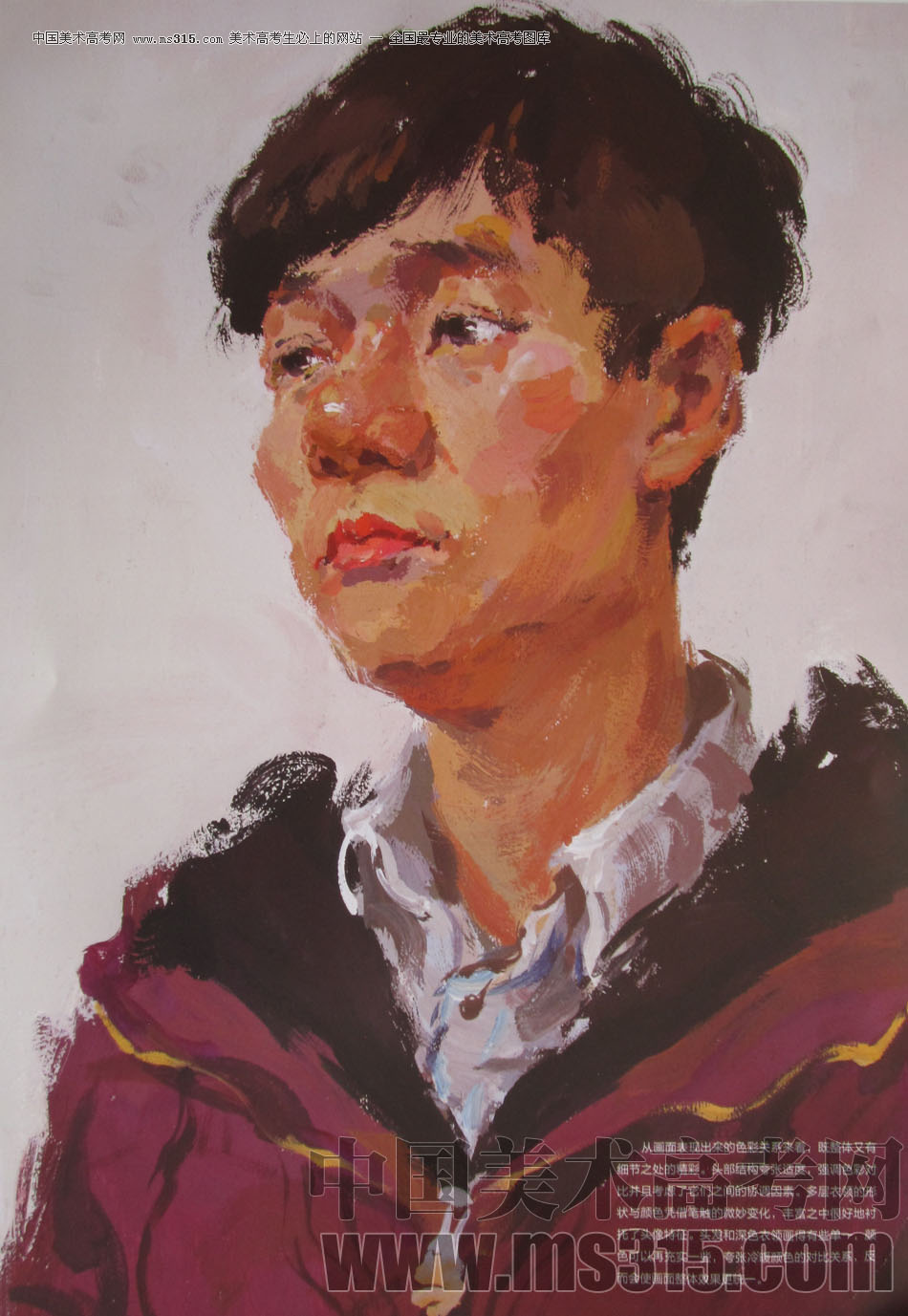 2012年清华大学美术学院色彩高分试卷72（造型）