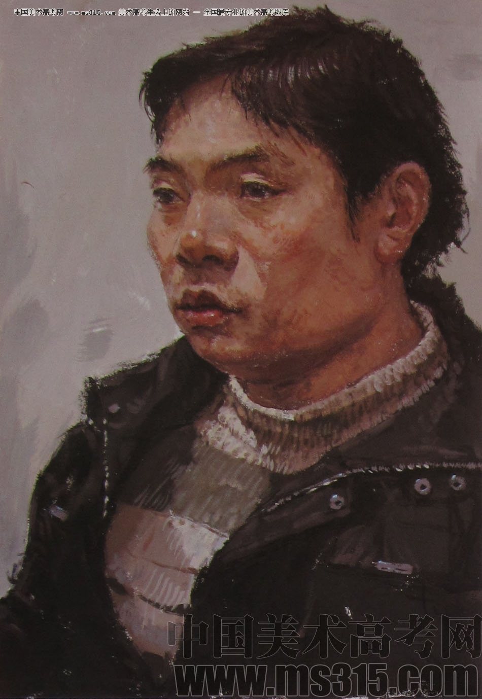 2012年清华大学美术学院色彩高分试卷76（造型）