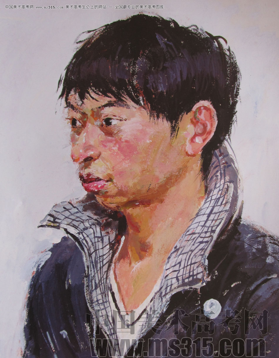 2012年清华大学美术学院色彩高分试卷79（造型）