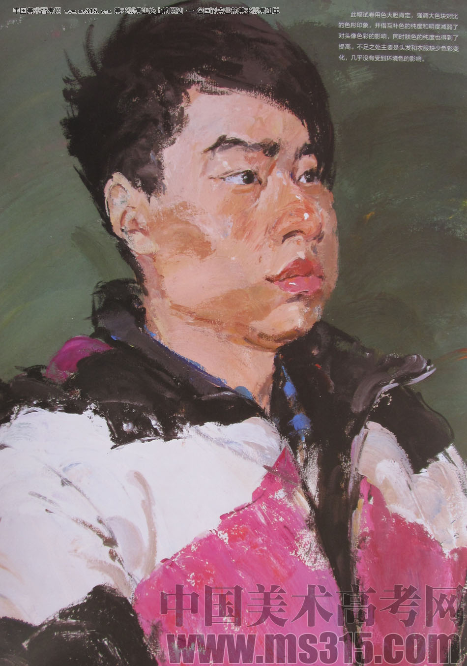 2012年清华大学美术学院色彩高分试卷80（造型）