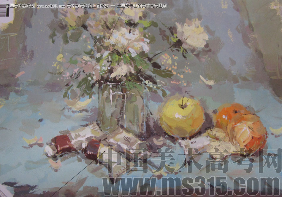 2012年中国美术学院设计、建筑类色彩优秀试卷8