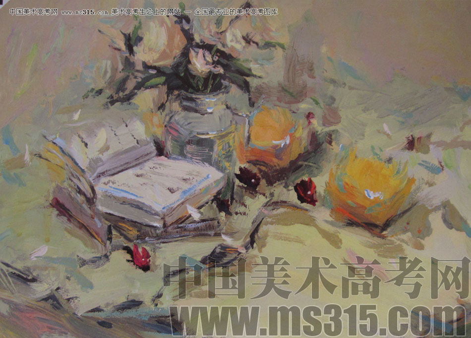 2012年中国美术学院设计、建筑类色彩优秀试卷47