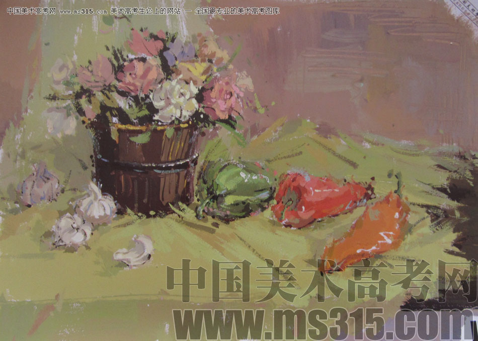 2012年中国美术学院造型、图媒类色彩优秀试卷41