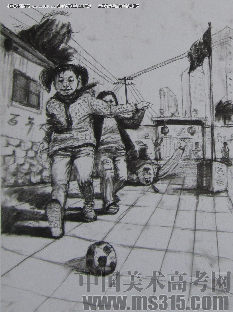 2013年清华大学美术学院造型艺术专业速写优秀试卷50