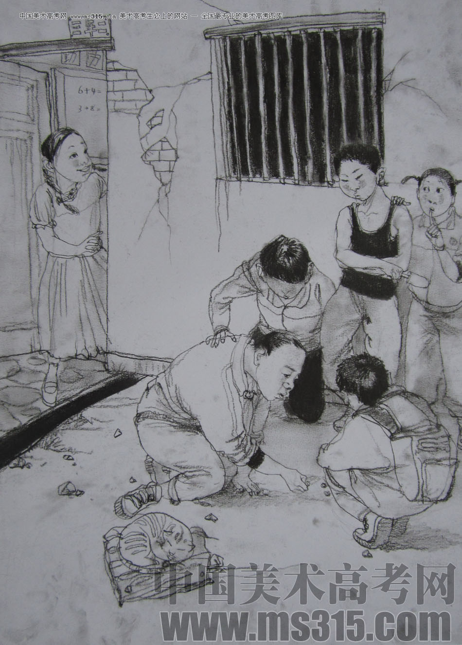 2013年清华大学美术学院造型艺术专业速写优秀试卷60