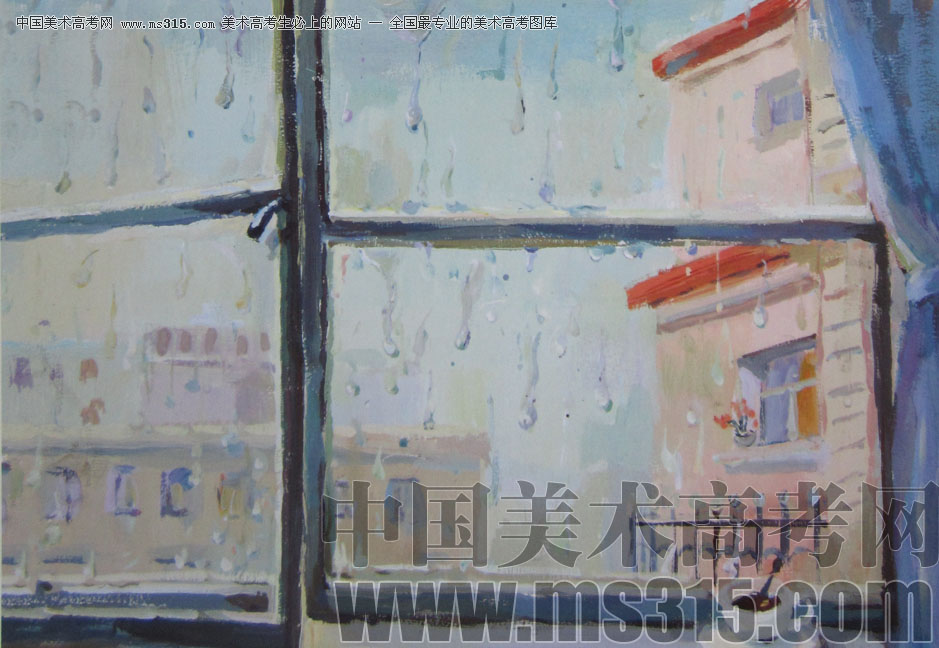 2013年清华大学美术学院艺术设计专业色彩高分试卷55