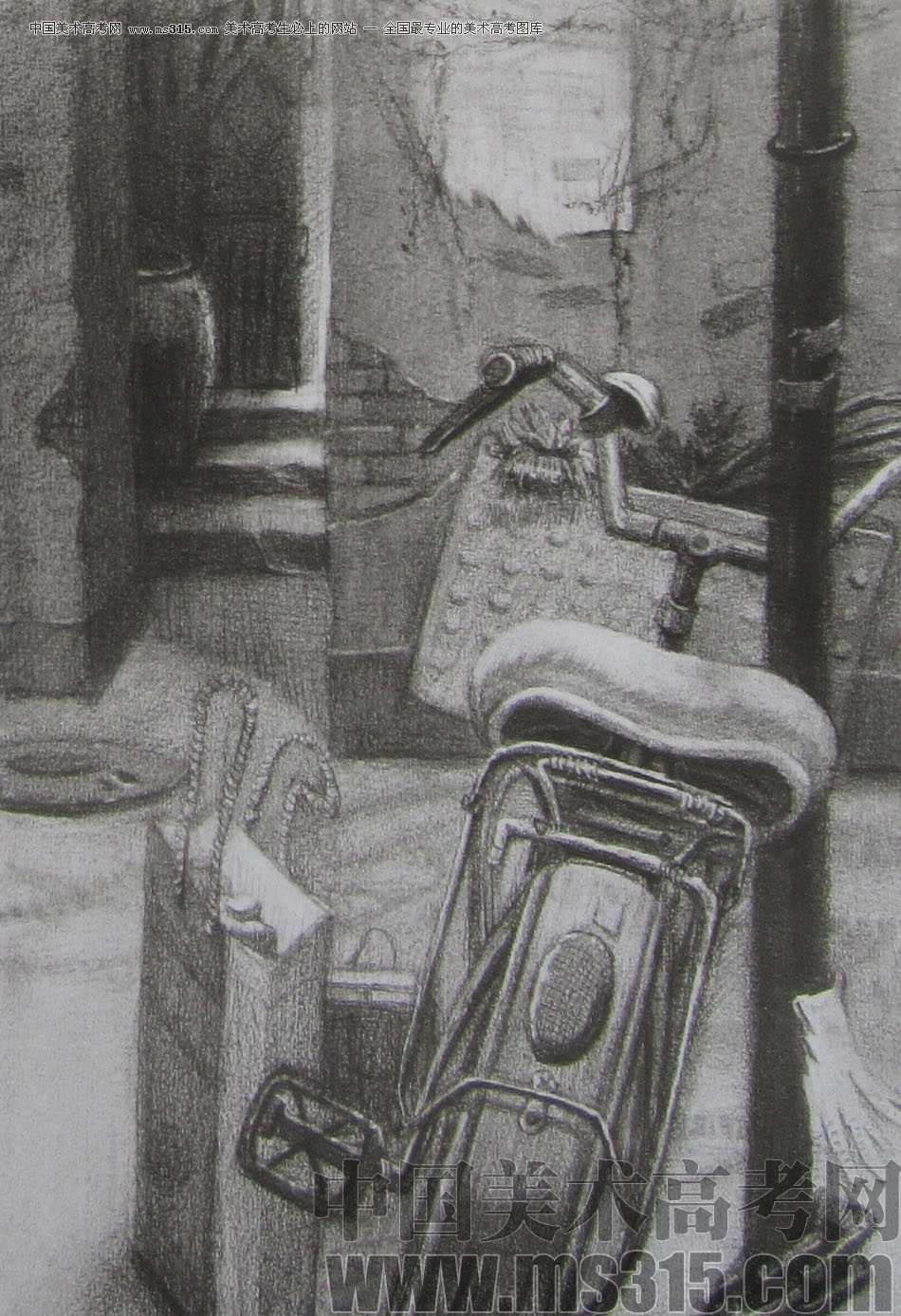 2013年清华大学美术学院艺术设计专业素描高分试卷10