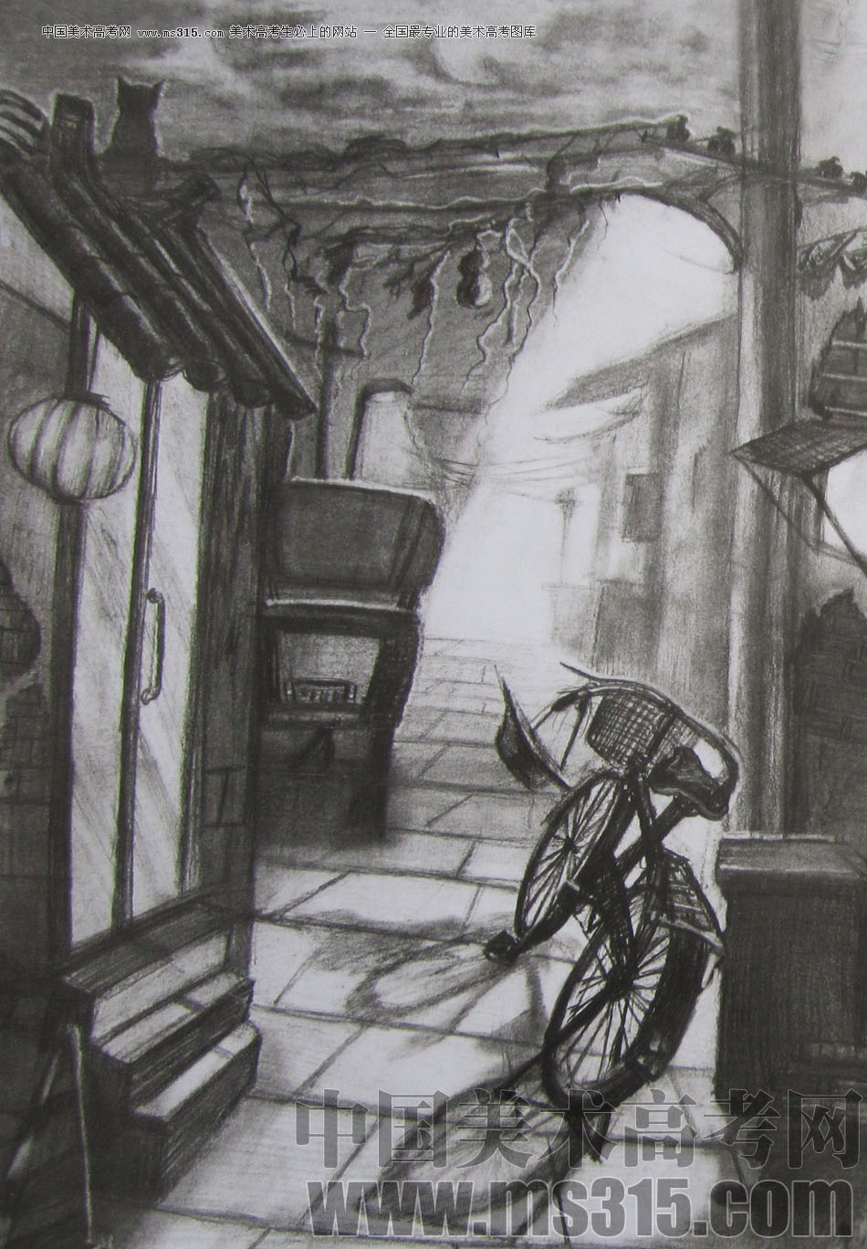 2013年清华大学美术学院艺术设计专业素描高分试卷39