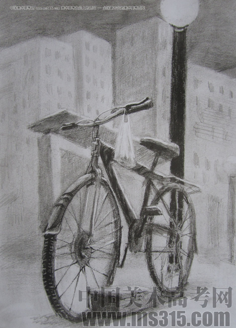 2013年清华大学美术学院艺术设计专业素描高分试卷54