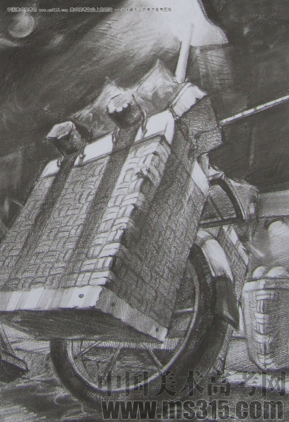 2013年清华大学美术学院艺术设计专业素描高分试卷59