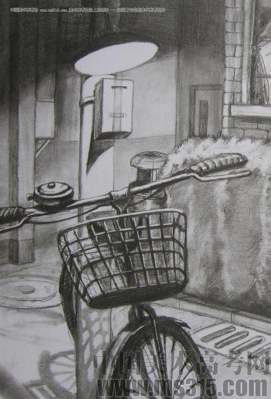 2013年清华大学美术学院艺术设计专业素描高分试卷62