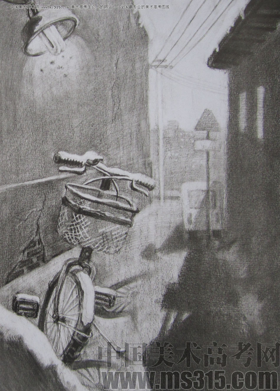 2013年清华大学美术学院艺术设计专业素描高分试卷69