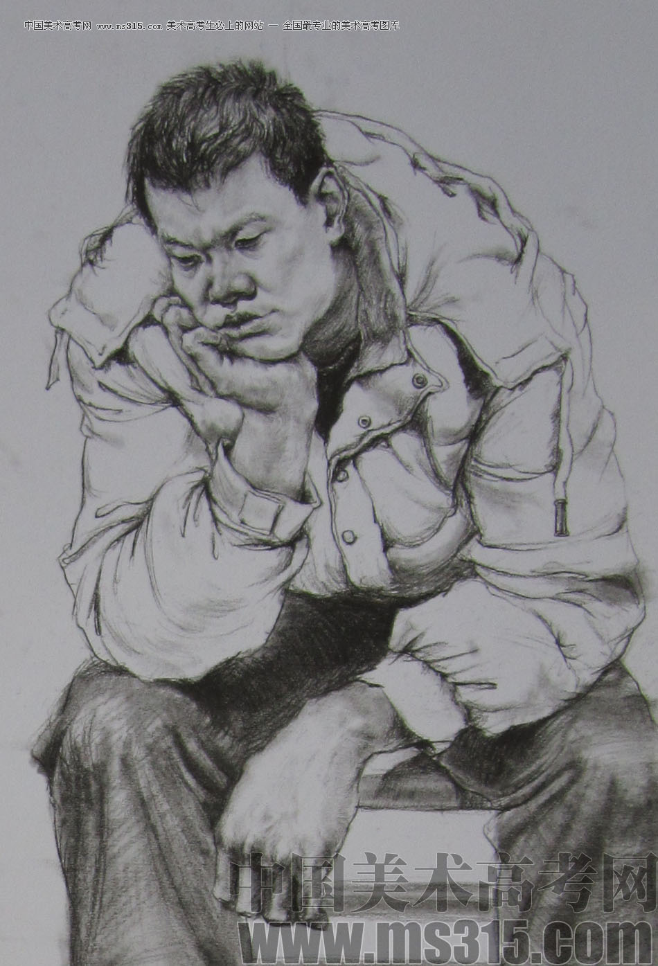 2013年清华大学美术学院造型艺术专业素描高分试卷2
