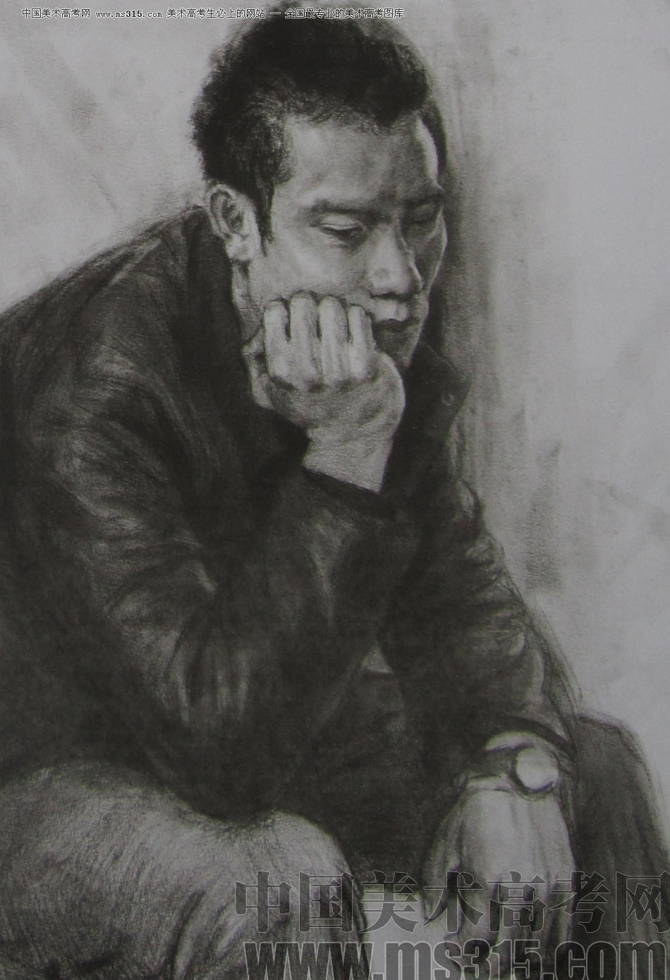 2013年清华大学美术学院造型艺术专业素描高分试卷3