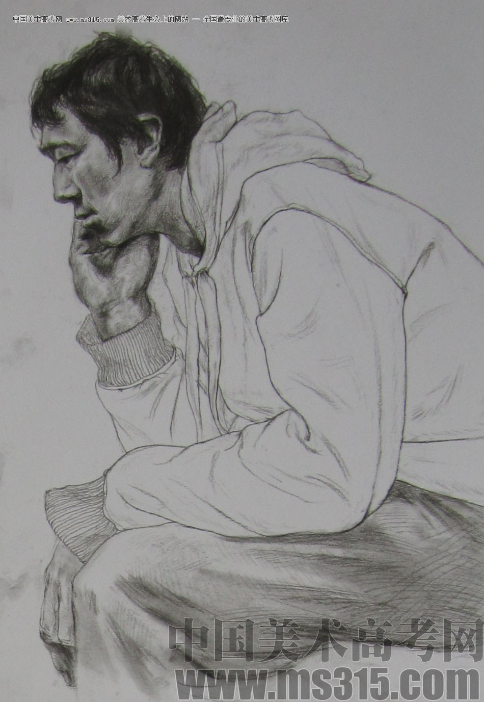 2013年清华大学美术学院造型艺术专业素描高分试卷5