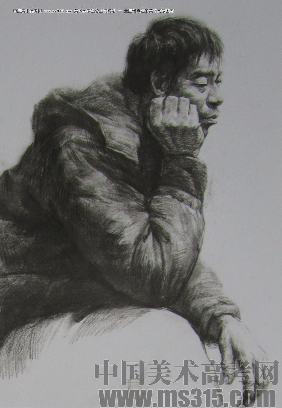 2013年清华大学美术学院造型艺术专业素描高分试卷10
