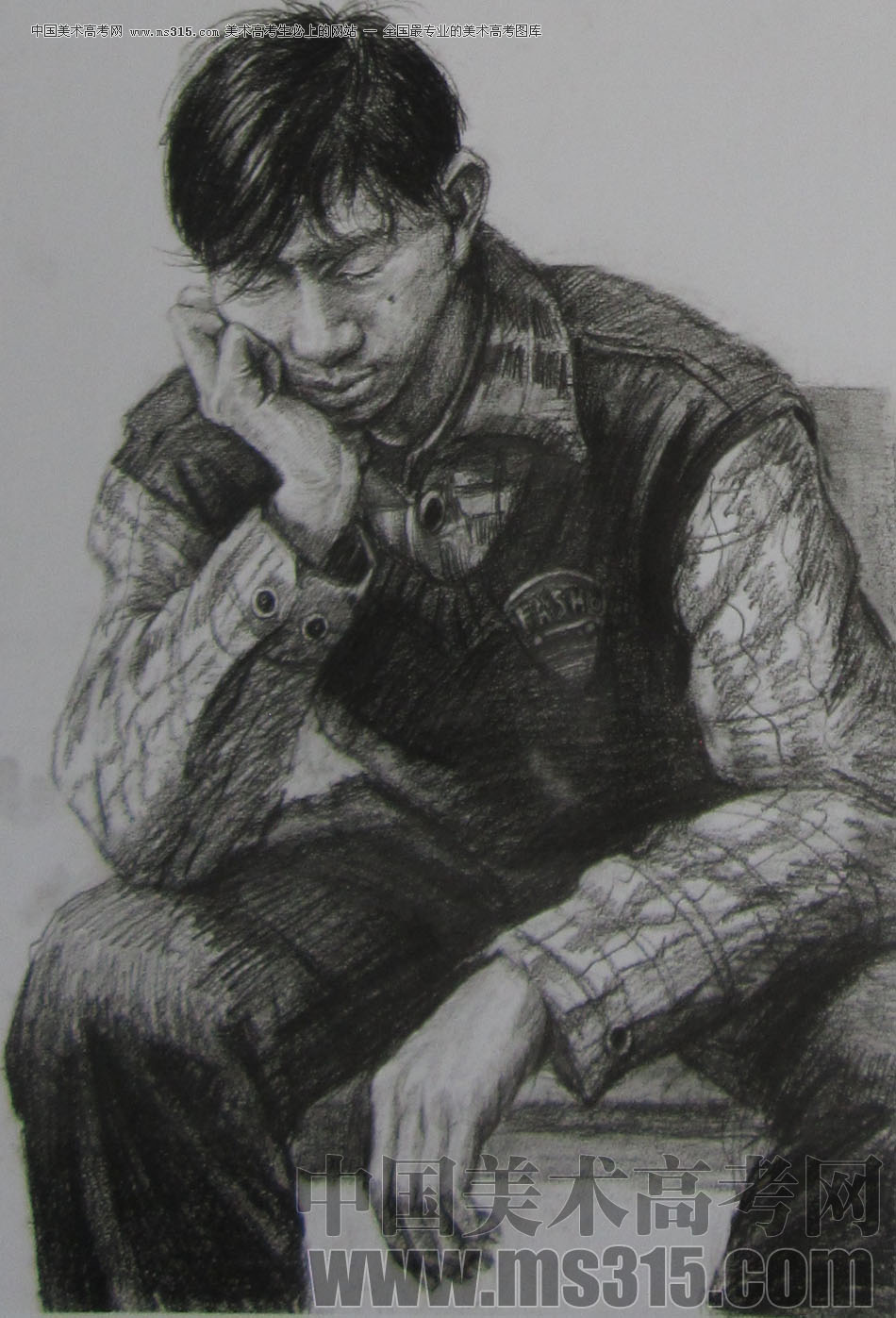2013年清华大学美术学院造型艺术专业素描高分试卷11