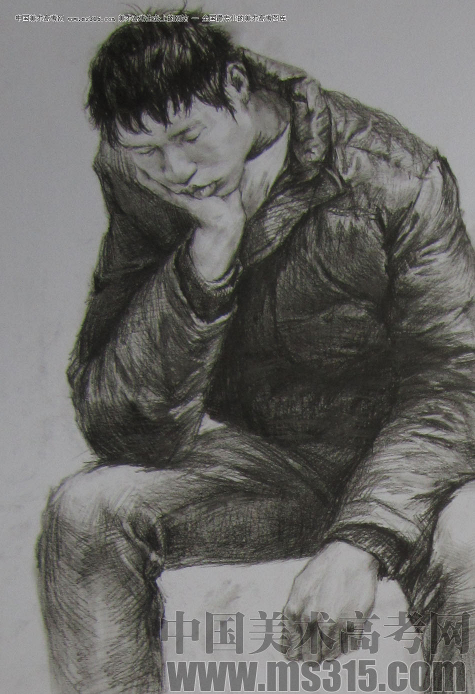 2013年清华大学美术学院造型艺术专业素描高分试卷28