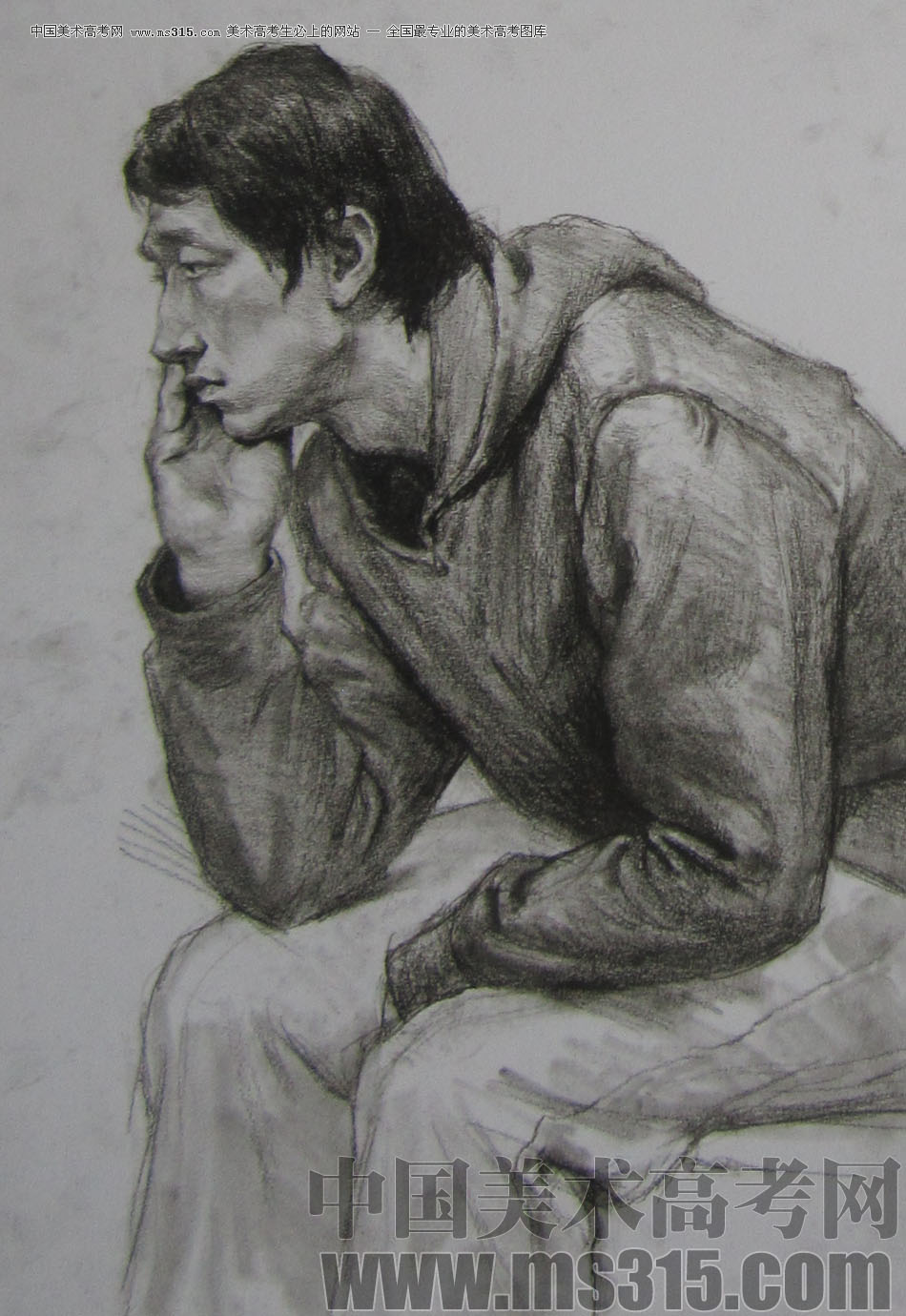 2013年清华大学美术学院造型艺术专业素描高分试卷30