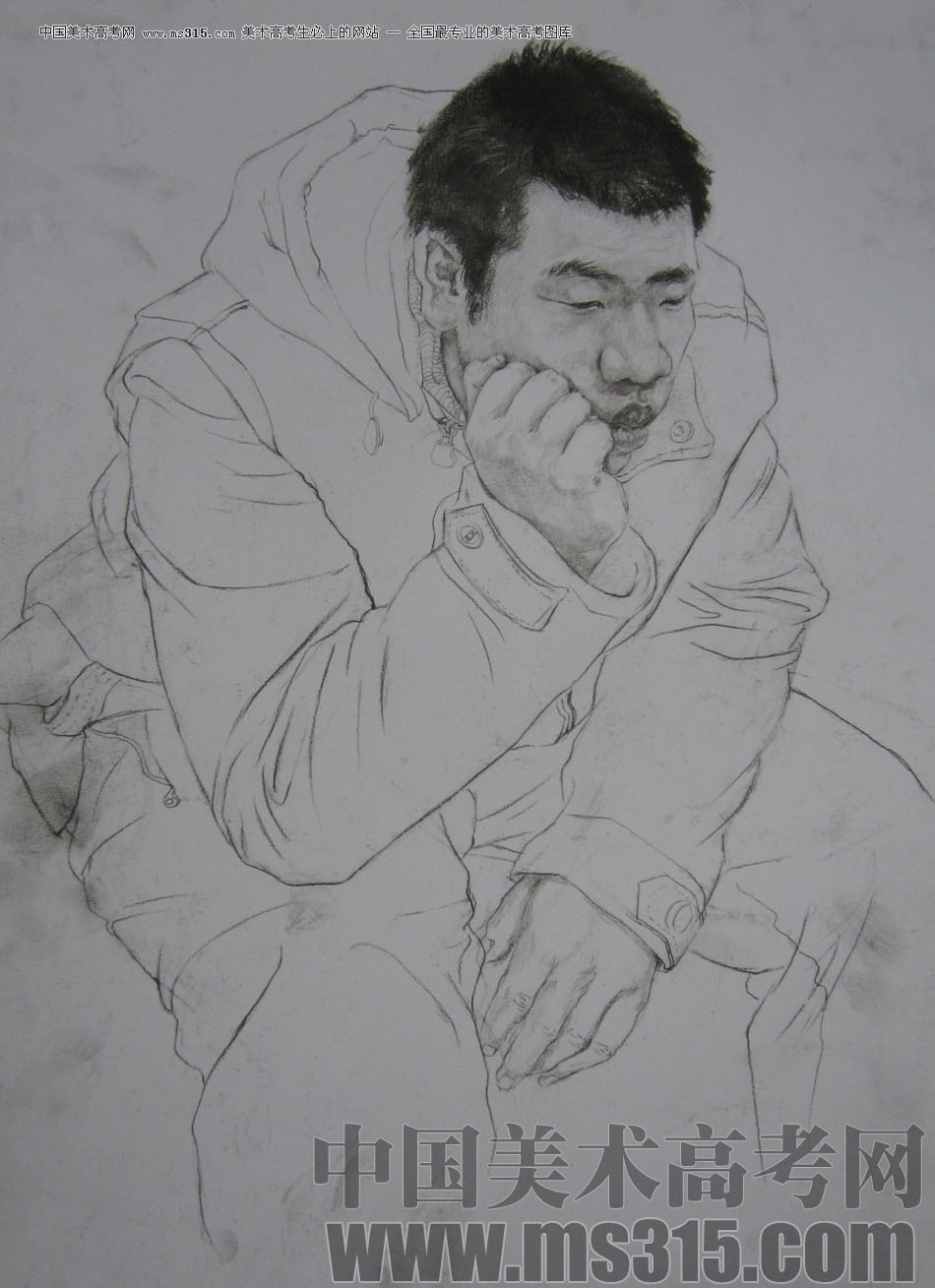 2013年清华大学美术学院造型艺术专业素描高分试卷31