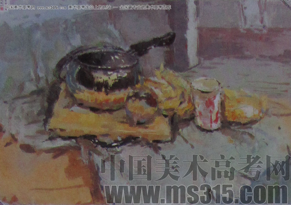 2013年中国美术学院建筑设计类色彩优秀试卷1