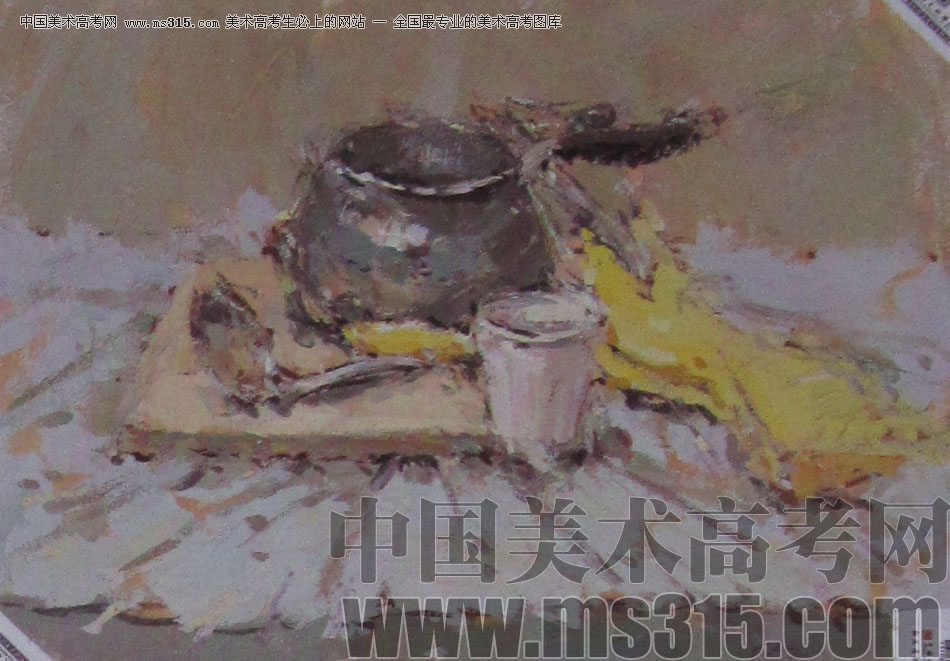 2013年中国美术学院建筑设计类色彩优秀试卷2