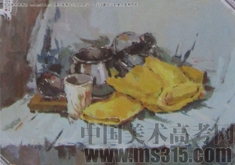 2013年中国美术学院建筑设计类色彩优秀试卷16
