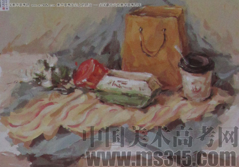 2013年中国美术学院建筑设计类色彩优秀试卷38