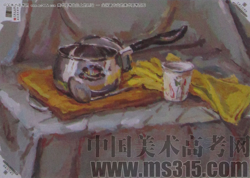 2013年中国美术学院建筑设计类色彩优秀试卷44