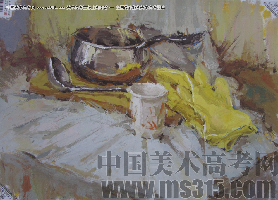 2013年中国美术学院建筑设计类色彩优秀试卷77