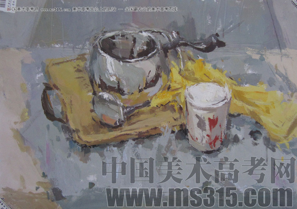 2013年中国美术学院建筑设计类色彩优秀试卷78