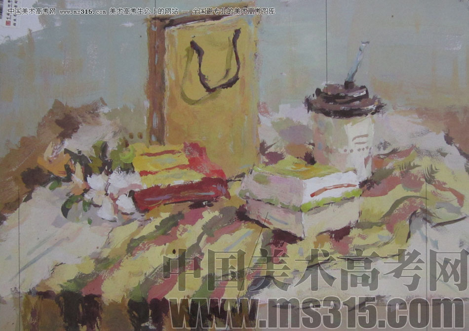 2013年中国美术学院建筑设计类色彩优秀试卷51