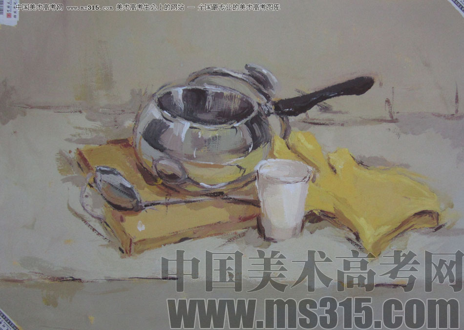 2013年中国美术学院建筑设计类色彩优秀试卷100