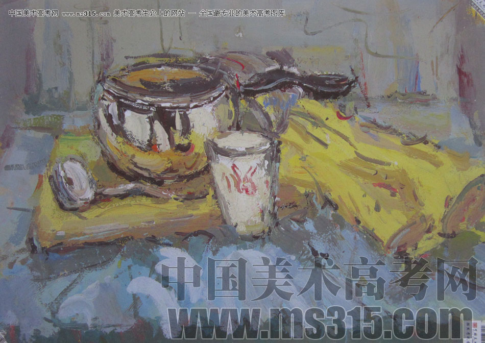 2013年中国美术学院建筑设计类色彩优秀试卷62