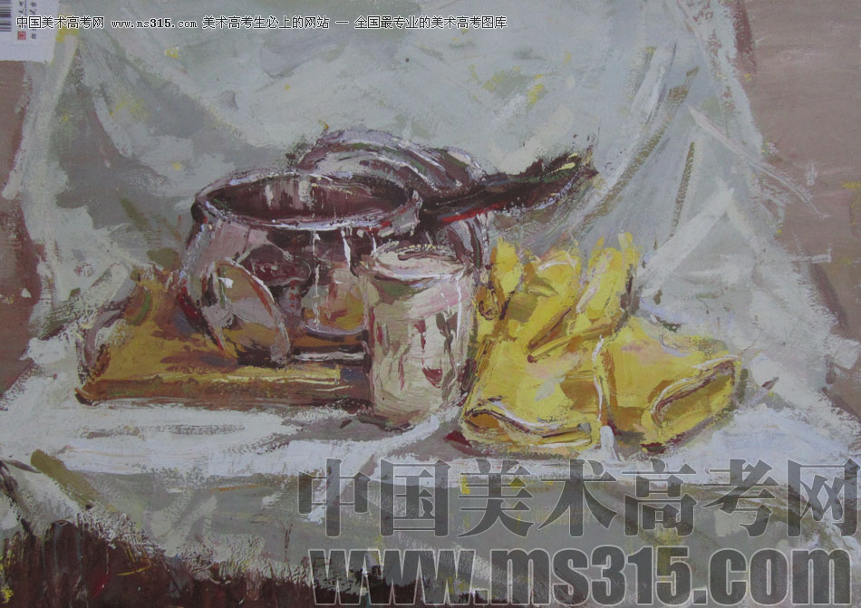 2013年中国美术学院建筑设计类色彩优秀试卷63