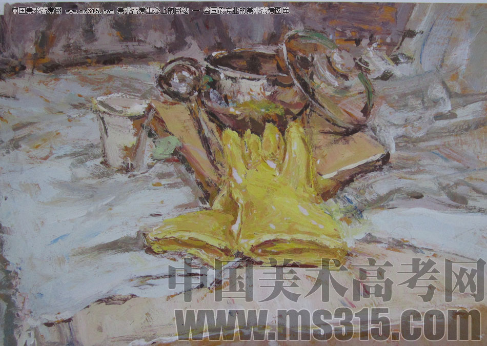 2013年中国美术学院建筑设计类色彩优秀试卷66