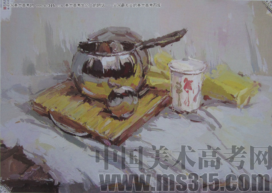 2013年中国美术学院建筑设计类色彩优秀试卷72