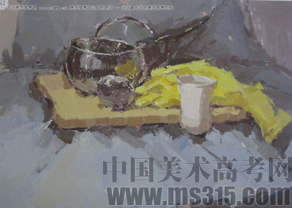 2013年中国美术学院建筑设计类色彩优秀试卷76