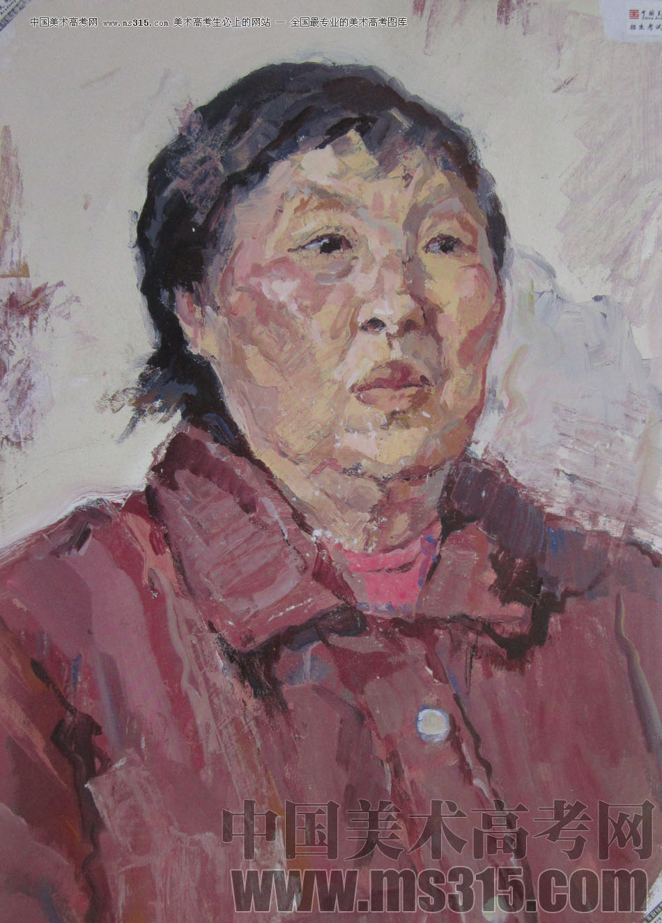 2013年中国美术学院造型图媒类色彩优秀试卷1