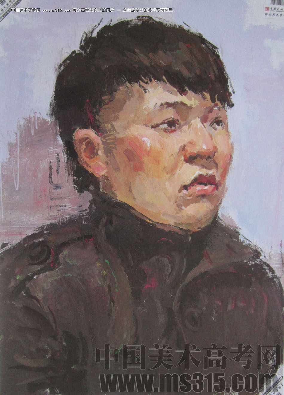 2013年中国美术学院造型图媒类色彩优秀试卷2