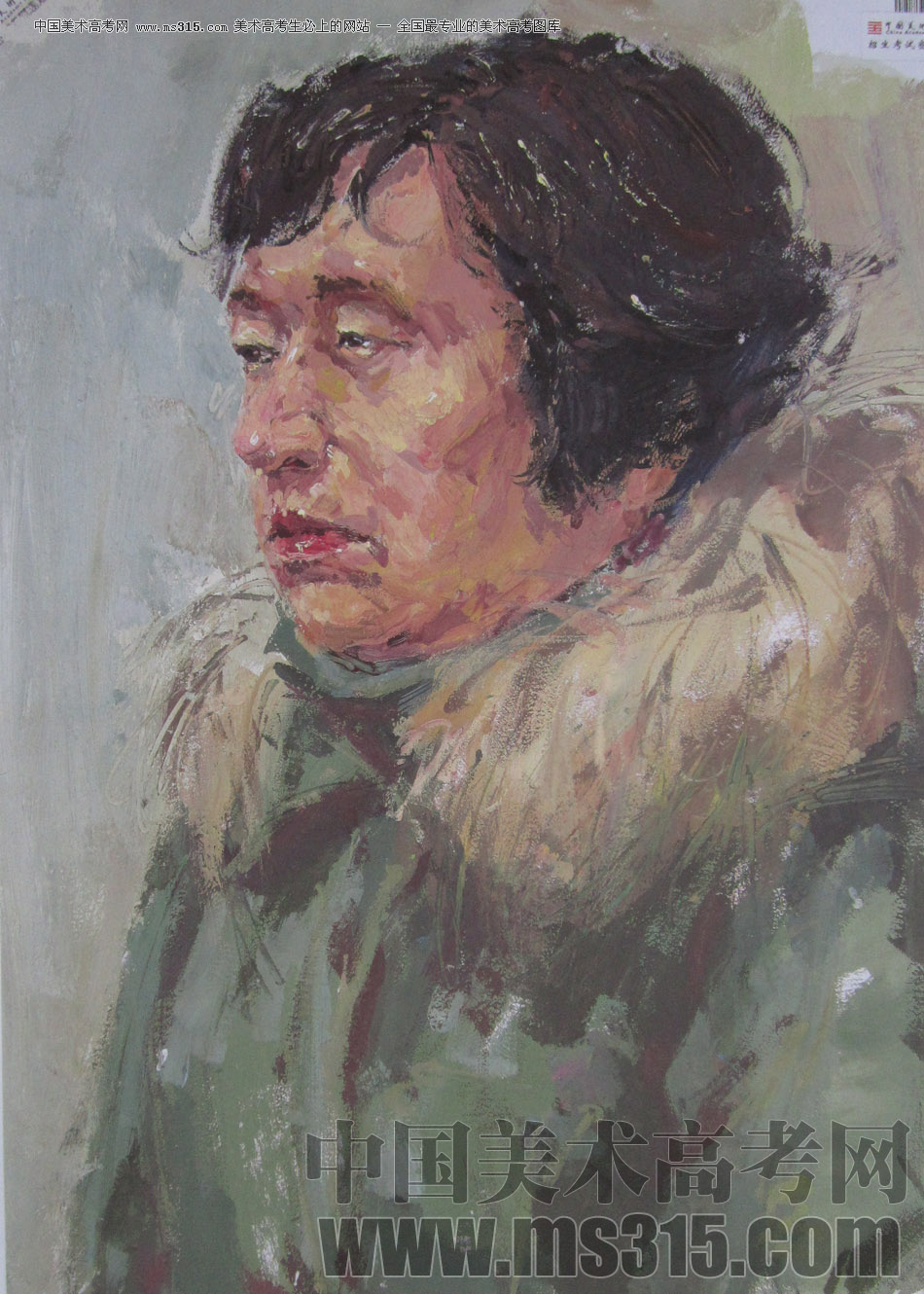 2013年中国美术学院造型图媒类色彩优秀试卷5