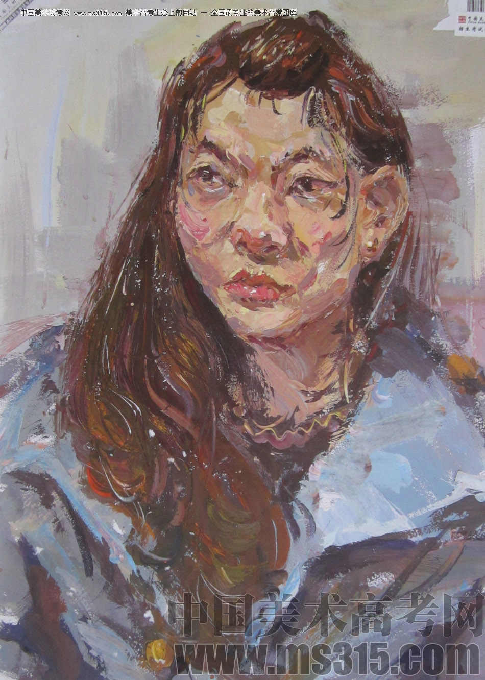 2013年中国美术学院造型图媒类色彩优秀试卷10