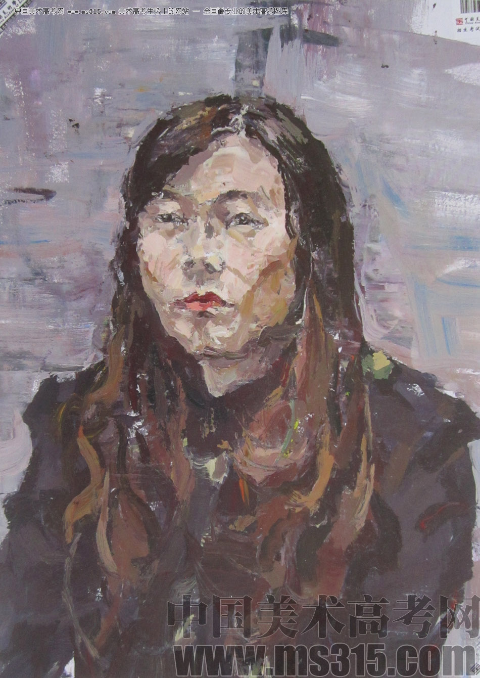 2013年中国美术学院造型图媒类色彩优秀试卷11