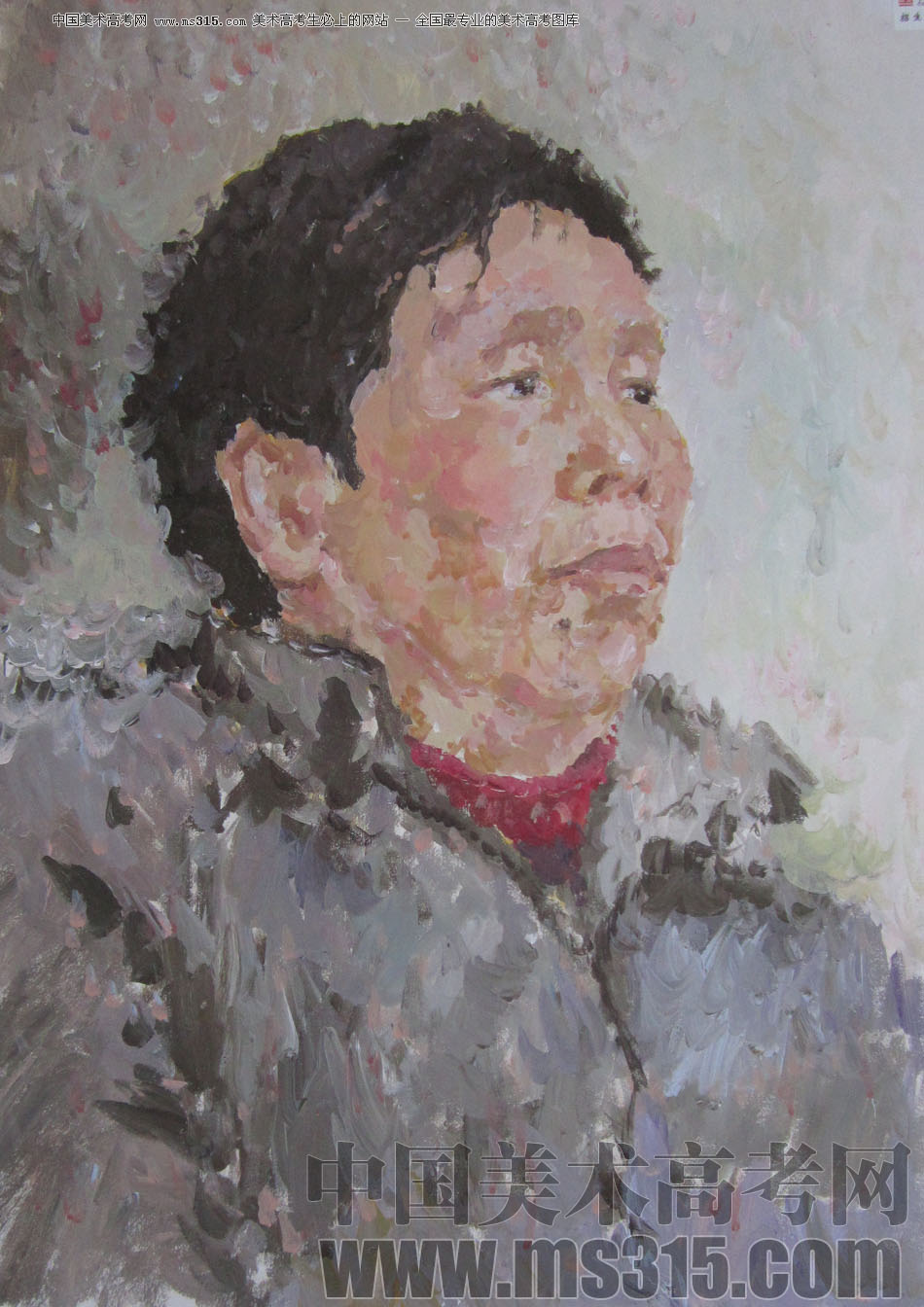 2013年中国美术学院造型图媒类色彩优秀试卷19