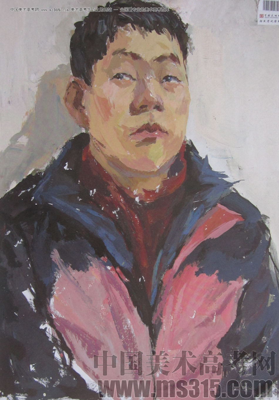2013年中国美术学院造型图媒类色彩优秀试卷20