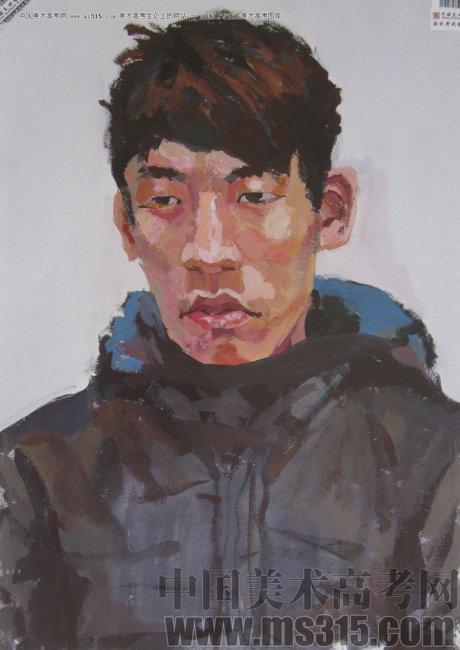 2013年中国美术学院造型图媒类色彩优秀试卷21